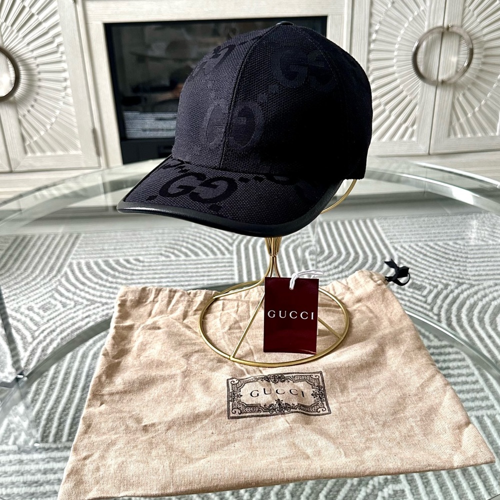 Gucci Jumbo GG Baseball Hat 'Black - M - Picture 10 of 11